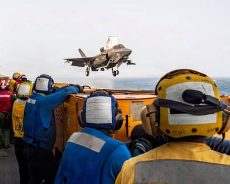 US launches further strikes on Iran; Houthis threaten Saudi shipping blockade – Middle East crisis live
