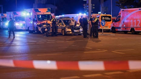 One killed, 16 injured after van mows into crowd and people stabbed at Berlin Pride