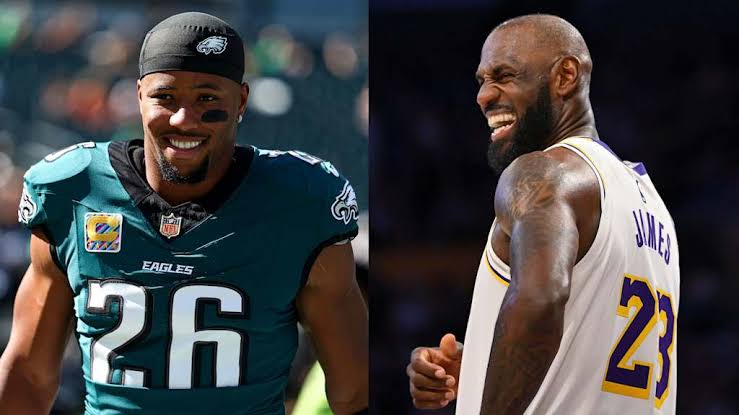 Saquon Barkley pitches LeBron James on bringing title to Philadelphia: 'You'd be remembered forever'