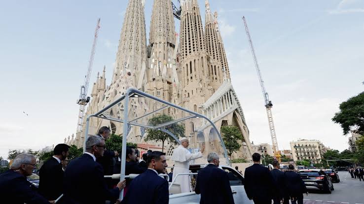 Sagrada Família: Pope blesses Barcelona’s Gaudi-designed towering architectural masterpiece