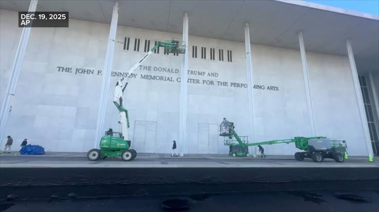 Kennedy Center board seeks pause of ruling ordering removal of Trump's name by Friday deadline