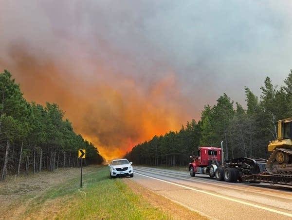 Flanders Fire in Crow Wing County now 60 percent contained