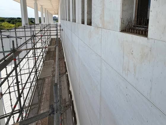 New photos show Trump’s name removed from Kennedy Center facade