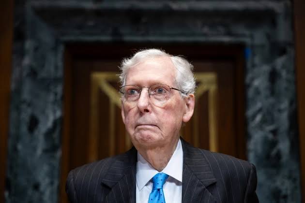 Sen. Mitch McConnell hospitalized, his team says