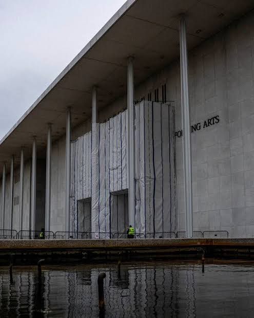 ‘A Literal Coverup’: What Is the Kennedy Center Hiding Behind Those Tarps?