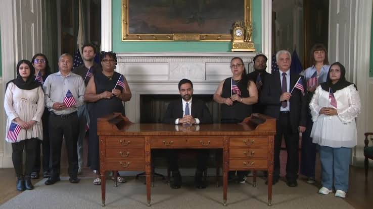 Mamdani offers a contrast to Trump’s vision for America in a 250th anniversary address
