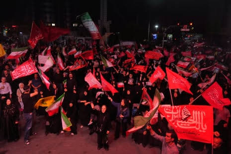 US and Iran exchange strikes as Tehran again says strait of Hormuz is closed