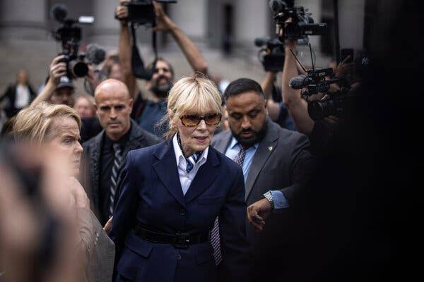 Justice Dept. Is Said to Open Criminal Inquiry of E. Jean Carroll, Who Accused Trump of Rape