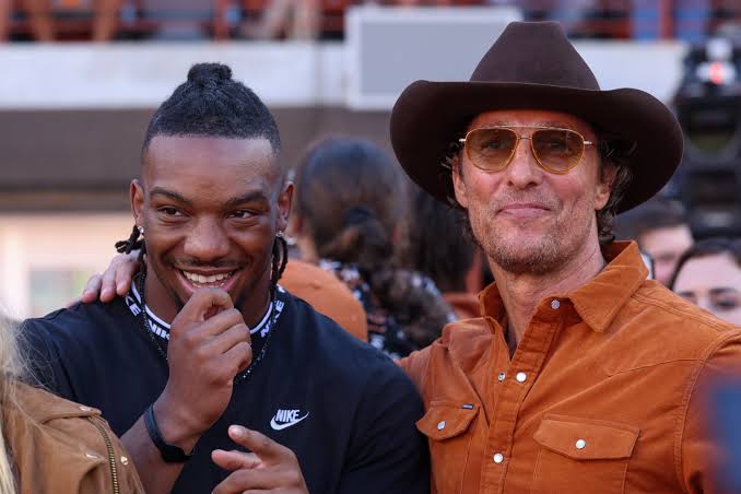 Bijan Robinson’s congratulations included a text from Matthew McConaughey