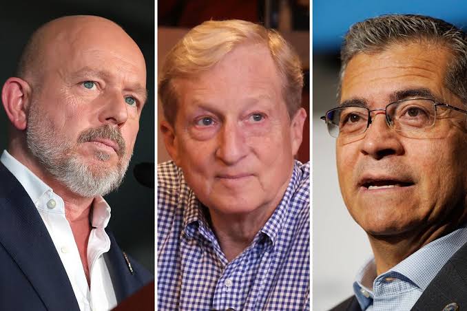 Becerra leads governor's race, with Hilton and Steyer in tight contest for second spot, poll finds