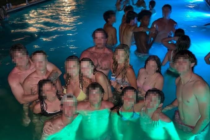 A Photo of Nolan Wells at a Pool Party Went Viral. It’s Not From July 4