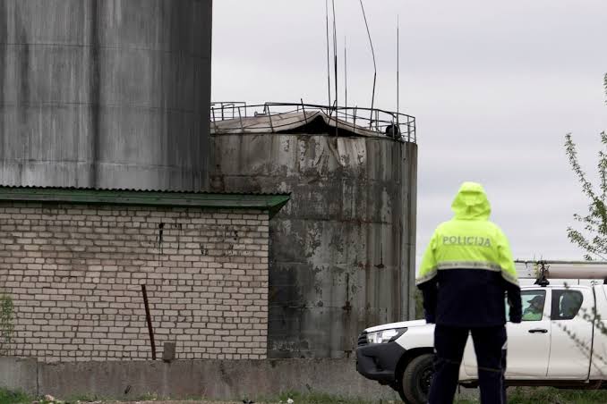 Latvian defence minister resigns after Ukrainian drones hit oil tanks