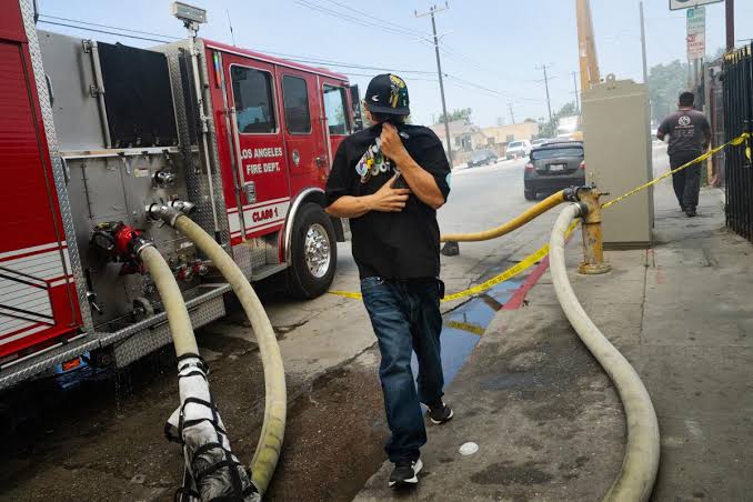 Another day of smoky air, nasty smells and many questions in parts of L.A.