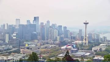 Live air quality map: Wildfire smoke reaches Seattle as King County urges air quality monitoring