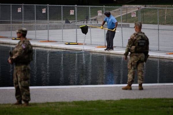 What to Know About Problems at the Reflecting Pool and Trump’s Claims of Vandalism