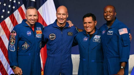 ‘Earth’s first starfleet’: Nasa reveals Artemis III crew and project’s next steps
