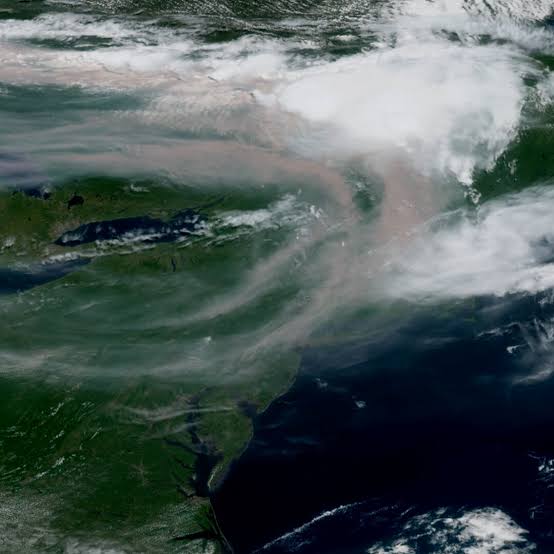 Wildfire Smoke Spreads Across the Northeast as Temperatures Spike