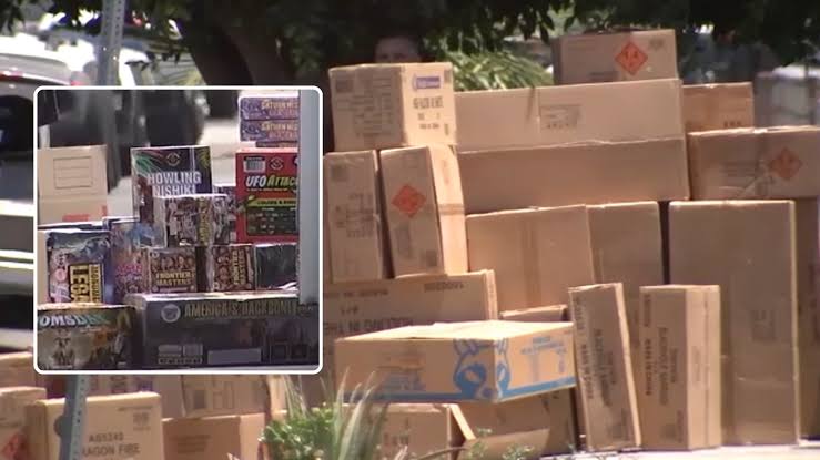 Evacuations lifted after bomb squad removes large cache of illegal fireworks from South Los Angeles home