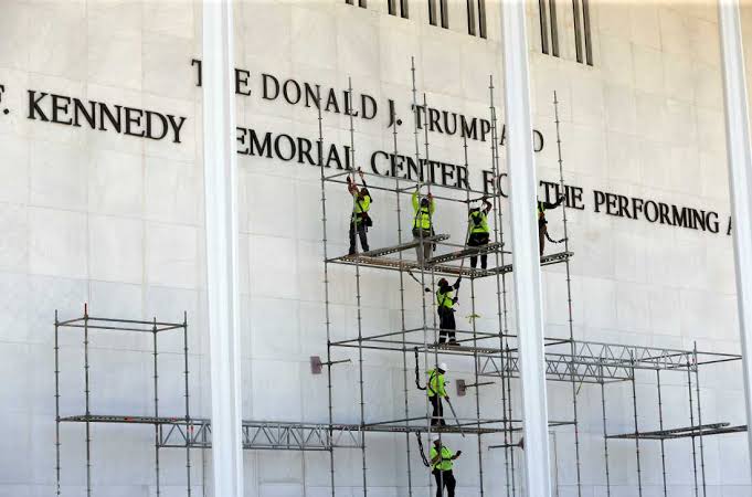 Trump's name is poised to be removed from the Kennedy Center