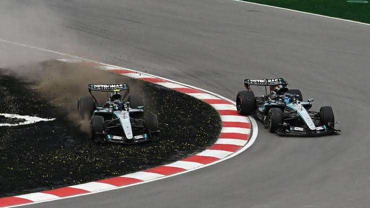 Kimi Antonelli calls for Mercedes clarity after taking the grass in battle with George Russell
