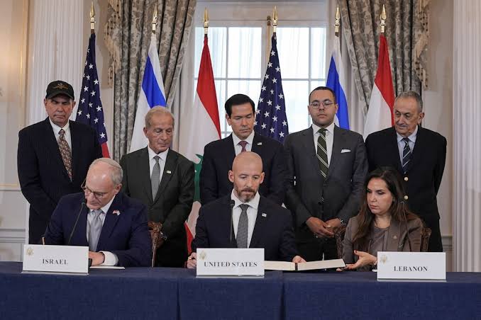 Israel, Lebanon sign initial agreement after US-mediated talks