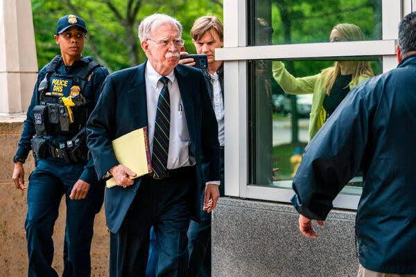 John Bolton, Former Trump Adviser, Pleads Guilty in Classified Information Case