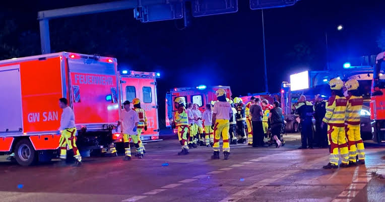 One dead, 16 injured as car slams into crowd at Berlin LGBTQ event