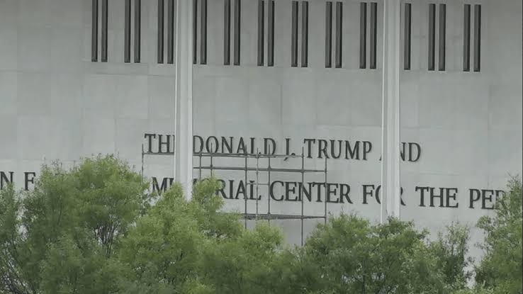WATCH: Crews begin work to remove Trump's name from the Kennedy Center