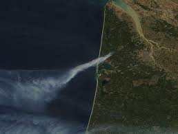 Fast-Moving Wildfire on Southwest Coast of France
