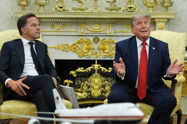 NATO's Trump whisperer meets the president in an effort to appease him before next month's summit