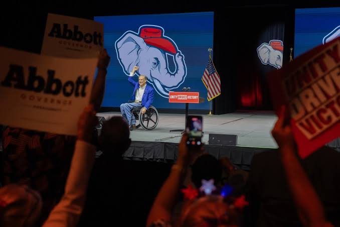 At GOP convention, Abbott vows to “demolish” Democrats, calls for crackdown on H-1B visas and Sharia law