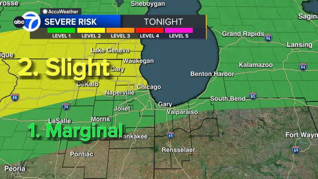 Severe weather outlook: Chicago weather forecast today, tomorrow includes strong storms, large hail, high winds | LIVE RADAR