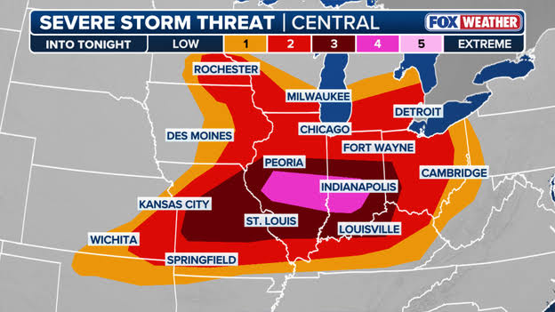 Live updates: Tornado Warnings issued as dangerous severe weather outbreak slams the Midwest