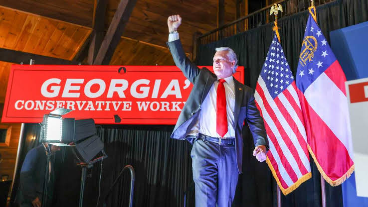 Rep. Mike Collins wins Georgia’s GOP Senate nomination and will face Democratic Sen. Jon Ossoff
