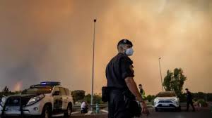 More than 220,000 evacuated in France and Spain due to wildfires