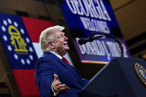 Trump scoffs at ‘affordability’ as he touts economic policies at Georgia rally