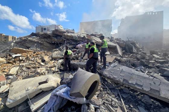 Israeli strike on village in eastern Lebanon kills 12, as Israel calls up more troops there