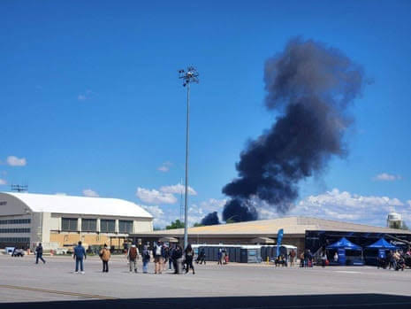 Idaho air force base locked down after midair collision, officials say