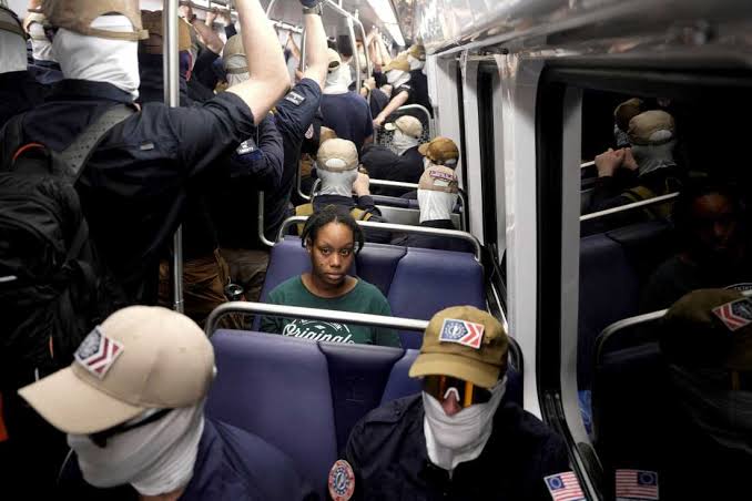 With the white nationalist group Patriot Front, what you see is not what you get