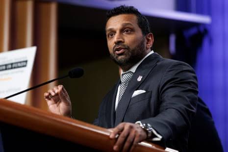 Democrats demand FBI director Kash Patel take alcohol abuse test