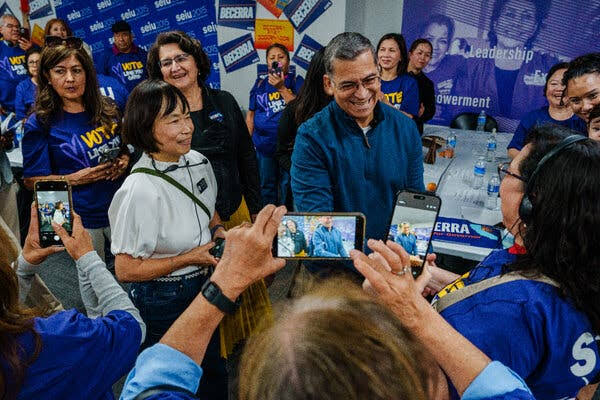 Xavier Becerra Advances in California Governor Race
