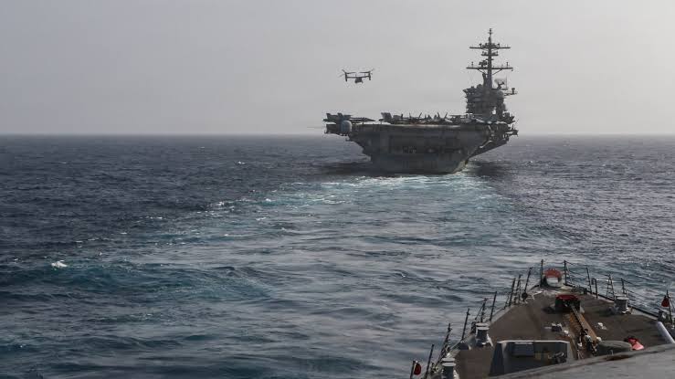 U.S. launches airstrikes against Iran after Tehran attacks container ship in Hormuz, Pentagon says