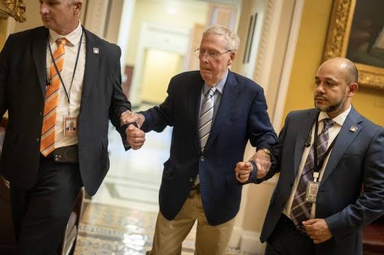 Paramedics responded to a ‘cardiac arrest’ at Mitch McConnell’s home on day of hospitalization