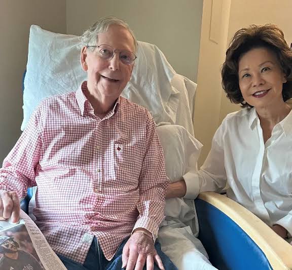 McConnell took a photo with that day’s newspaper. The internet has questions.