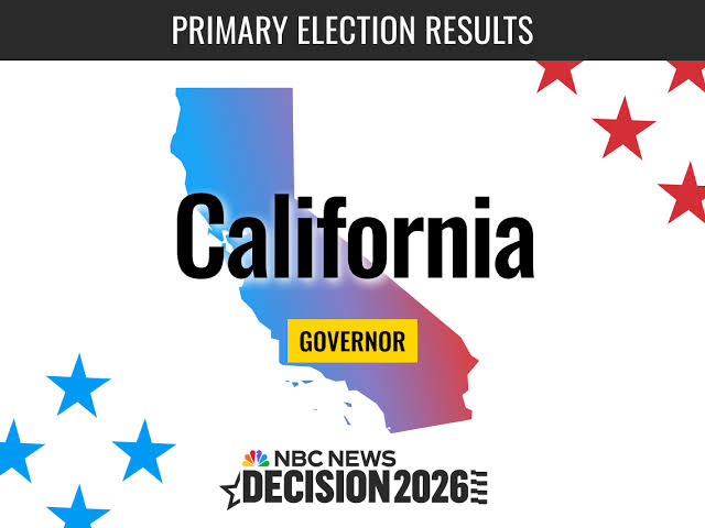 California Governor Primary Election 2026 Live Results