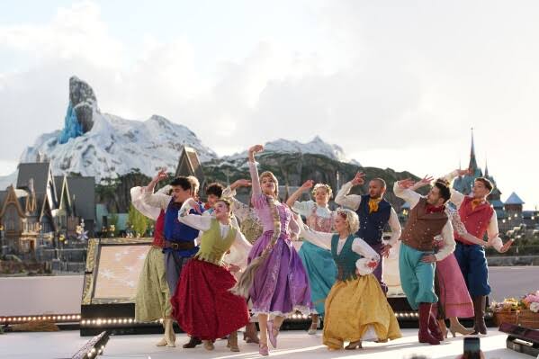 Disney's new CEO opens World of Frozen in Paris as he showcases the empire that made him