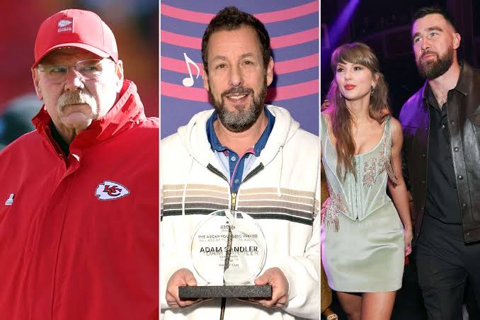 Andy Reid Reveals 'Phenomenal' Officiant Adam Sandler’s Advice to Newlyweds Travis Kelce and Taylor Swift