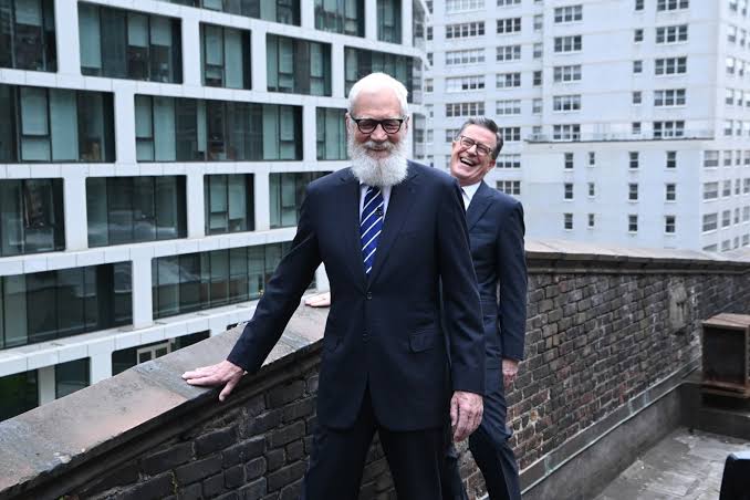 'Good Night and Good Luck, Motherf-kers': Letterman and Colbert Toss CBS Property Off the Roof