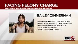 Bailey Zimmerman faces charges after $16K of hotel damage in Bernalillo County