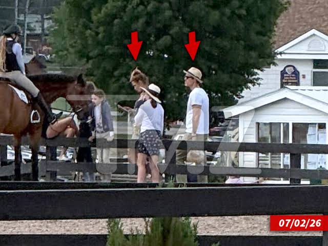 Blake Lively and Ryan Reynolds Horsin' Around In Upstate NY During Taylor Swift's Wedding